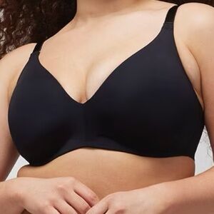 Soma Vanishing 360 Wireless Bra Black Size 34D